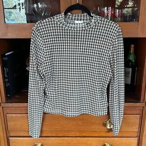 Find Me Know NOVA TOP turtleneck sheer